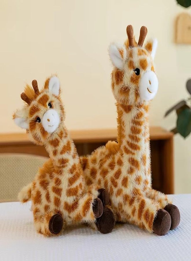 DTR Creation Plush Giraffe Stuffed Animal Toy, 28 cm, Soft Sitting Design with Brown Spots Best for Gifting and Home Decor - Image 4
